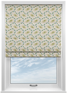 Land & Shore Lorie, Green - Roman Blind